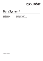 DURAVIT DuraSystem WD2002 000 000 Mode D'emploi
