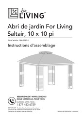 for Living Saltair 088-2280-2 Instructions D'assemblage