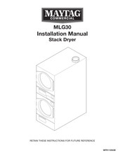 Maytag Commercial MLG30 Manuel D'installation