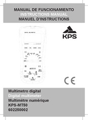 KPS MT50 Manuel D'instructions