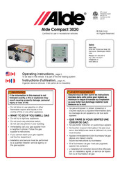 Alde Compact 3020 Instructions D'utilisation