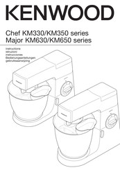 Kenwood Chef KM350 Série Instructions