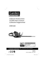 Garden feelings GFBH 600 Instructions D'origine