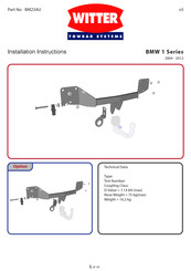 Witter BM23AU Instructions D'utilisation