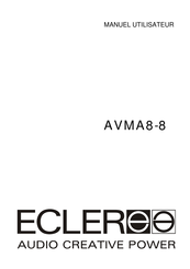 Ecler AVMA8-8 Manuel Utilisateur