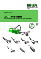 EDER Maschinenbau Forestrytools Mode D'emploi