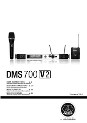 Harman AKG DMS 700 Mode D'emploi