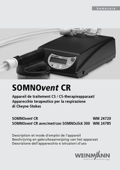 Weinmann SOMNOventCR avec/met/con SOMNOclick300 Mode D'emploi