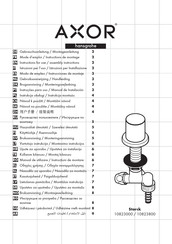 Hansgrohe AXOR Starck 10823000 Mode D'emploi / Instructions De Montage