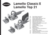 Lamello Classic X Notice D'utilisation