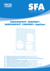 SFA SANICOMPACT COMFORT+ Applique Mode D'emploi