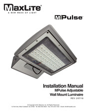 MaxLite MPulse MP-SM55UT3-40B Manuel D'installation