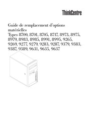 Lenovo ThinkCentre 9383 Guide De Configuration