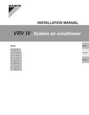 Daikin VRV IV Manuel D'installation
