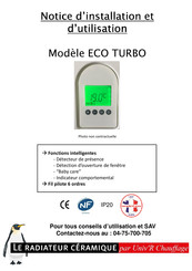 Univ'R Chauffage ECO TURBO Notice D'installation Et D'utilisation