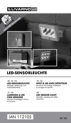 LIVARNO LUX 14101706L Instructions De Montage, D'utilisation Et Consignes De Sécurité