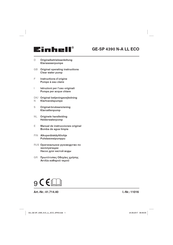Einhell GE-SP 4390 N-A LL ECO Instructions D'origine