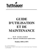 Tuttnauer 5050 Guide D'utilisation Et De Maintenance