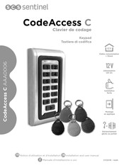 SCS Sentinel CodeAccess C Notice D'utilisation Et D'installation