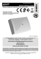 Altec SI-BOX Notice D'installation