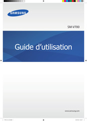 Samsung GALAXY Gear SM-V700 Guide D'utilisation