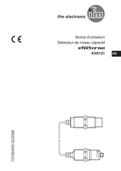 IFM Electronic efector150 KN5121 Notice D'utilisation