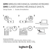 Logitech G915 LIGHTSPEED Guide D'installation