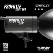 Multiblitz PROFILITE 500 Mode D'emploi