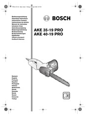 Bosch AKE 35-19 PRO Instructions D'emploi