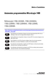 Rockwell Automation MicroLogix 1400 Notice D'installation
