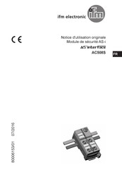 IFM Electronic AC508S Notice D'utilisation Originale