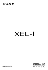 Sony XEL-1 Mode D'emploi