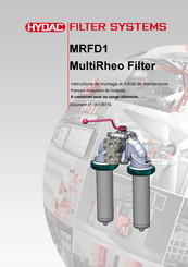 HYDAC FILTER SYSTEMS MRFD1 Instructions De Montage Et Notice De Maintenance