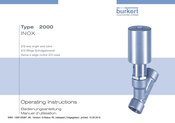 Burkert 2000 Manuel D'utilisation