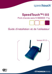 THOMSON SpeedTouch 180 Guide D'installation Et De L'utilisateur