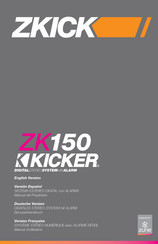 Kicker ZK150 Manuel D'utilisation