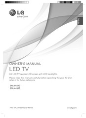 LG 29LN4510 Guide D'utilisation