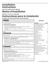 Frigidaire LTF2940FS1 Notice D'installation