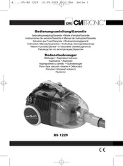 Clatronic BS 1229 Mode D'emploi