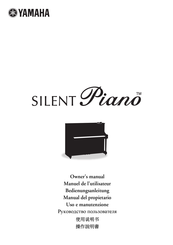 Yamaha Silent Piano Mode D'emploi