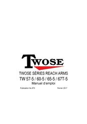 Twose TW 57-5 Mode D'emploi