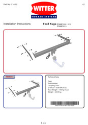 Witter F165U Instructions D'utilisation