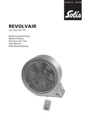 SOLIS REVOLVAIR 755 Mode D'emploi