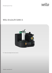 Wilo DrainLift SANI-S Notice De Montage Et De Mise En Service