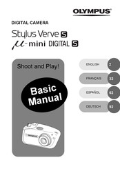 Olympus Stylus Verve S Manuel De L'utilisateur