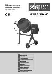 Scheppach MIX125 Mode D'emploi
