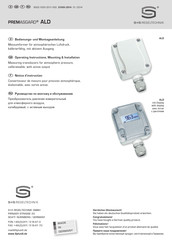 S+S Regeltechnik PREMASGARD ALD Notice D'instruction