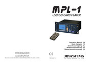 JB Systems MPL-1 Mode D'emploi