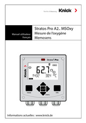 Knick Stratos Pro A2-MSOxy Série Mode D'emploi