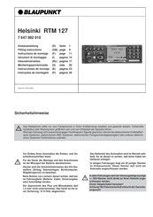 Blaupunkt Helsinki RTM 127 Instructions De Montage